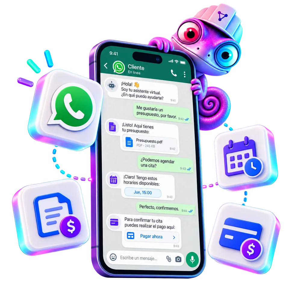 Agentes de atención por WhatsApp